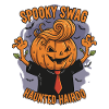 Halloween Pumpkin Hairdo Design