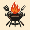 Fiery barbecue evening