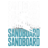 Retro Sandboarder Summer Sandboarding
