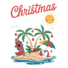 Christmas In July Tropical Christmas Beach