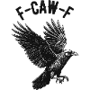 Grappige F-CAW-F raaf print op kleding en meer
