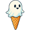 Süßer Geister-Eiscreme Druck
