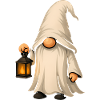 Mystic garden gnome with lantern