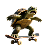 Aggro-Skater-Schildkröte – Hardcore Turtle