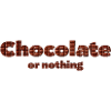 Chocolate pattern with 3D effect