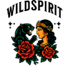 Evocative Feminine and Feline Tattoo