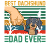 Best Dachshund Dad Fathers Day