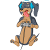 Dachshund Gamer Tee