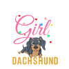 Fille Et Teckel Drôle Tee