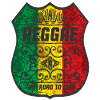Reggae flag motif with cultural design
