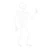 Radiant Skeleton Dancer