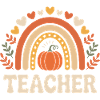 Autumnal Pumpkin Teacher Design