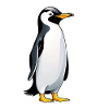 Illustration d’un pingouin à l’air amical