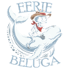 Squelette de cowboy sur béluga