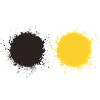 Black and yellow