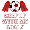 FEMALE SOCCER GOALS HIGH HEELS WOMEN