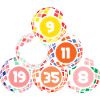 Bingo Game Bingo Balls Stack Bingo
