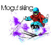 Mogul skiing
