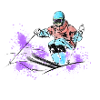 Mogul skiing
