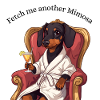 Dachshund Mimosa Throne – Fetch Me Another