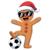 Funny Soccer Christmas Cartoon