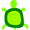 Turtle Turtle Shell Circles Tank Logo