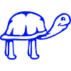 Turtle long neck smiling happy funny