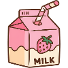 Erdbeer-Milch-Karton