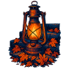 Dark Academia Autumn Vibes Lantern Autumnal