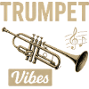 Picturesque trumpet design with vibe