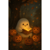 Halloween Ghost in Autumn