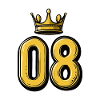 8 Zahl Krone