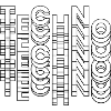 Futuristisches Techno-Typografie-Design