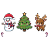 Cute Christmas Threesome