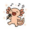 Singing Axolotl Christmas Music