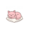 Cute sleeping cat design