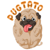 Pugtato Pug Potato Funny