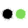 Noir et vert