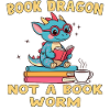 Drache Bibliophile Eule