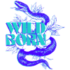 Vif serpent sauvage né Illustration