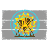 Dancing Silhouettes Sunrise Design