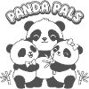 Panda Family Embrace Design