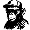 Urban Monkey Graffiti Design