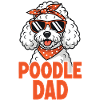 Poodle Dad - Poodle with Sunglasses