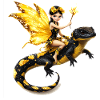 Fairy Sheep with Wings on Dragons
