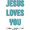Jésus t’aime en script 3D