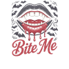 Bloody Vampire Lips T-Shirt Halloween