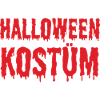 Halloween Costume Lettering Blood