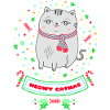 Meowy Catma's Cute Christmas Cat