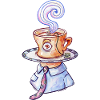 Surreal Tea Cup Man